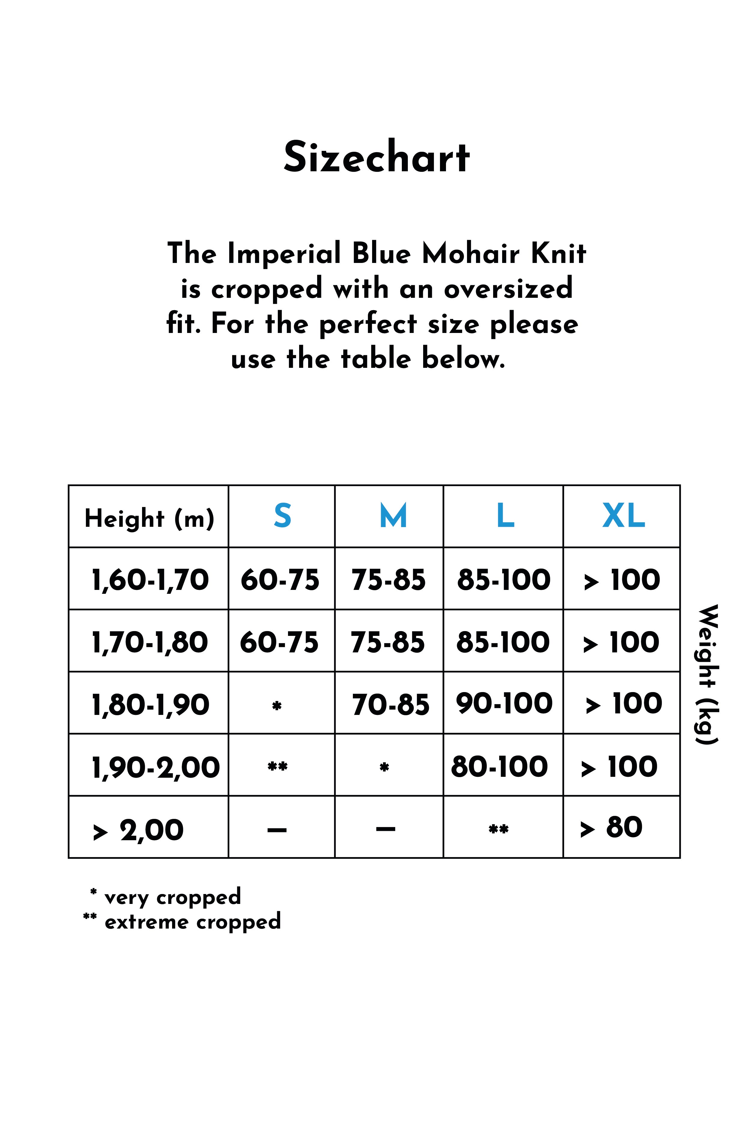 Imperial Blue Mohair Knit