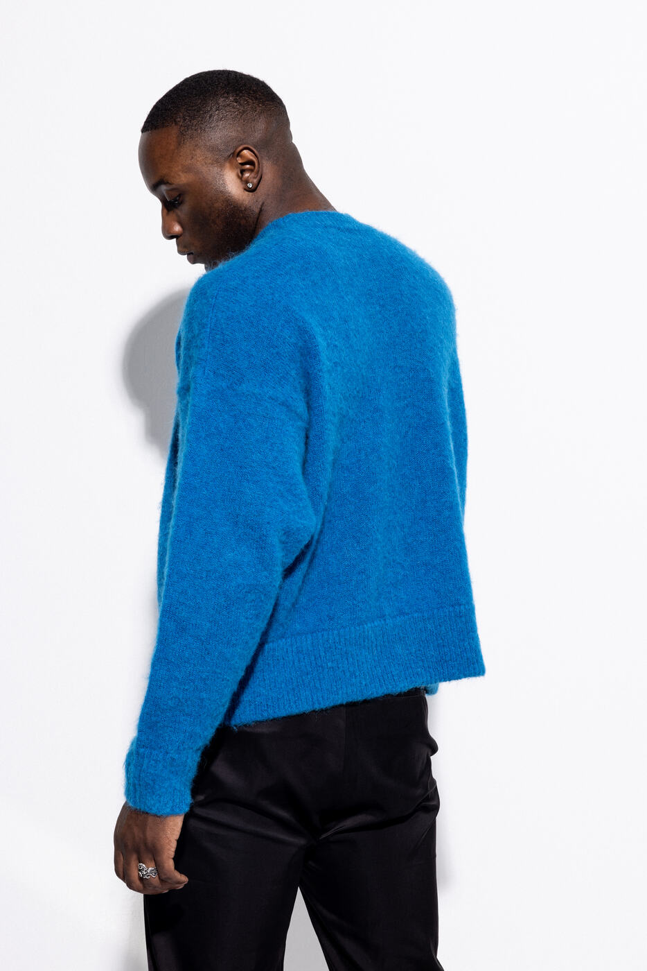 Imperial Blue Mohair Knit